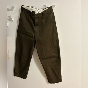 Uniqlo Dark Brown Wide Chino Pants
